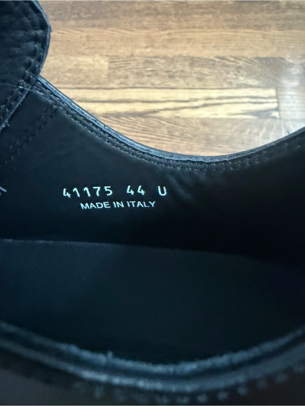 Rick Owens Ramones Black Leather Sneakers with White Toe and Laces - Picture 6 of 9